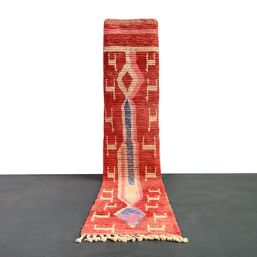 Vintage Runner Moroccan Rug 2.3 x 12.4 feet / 70 x 380 cm - Ettilux Home